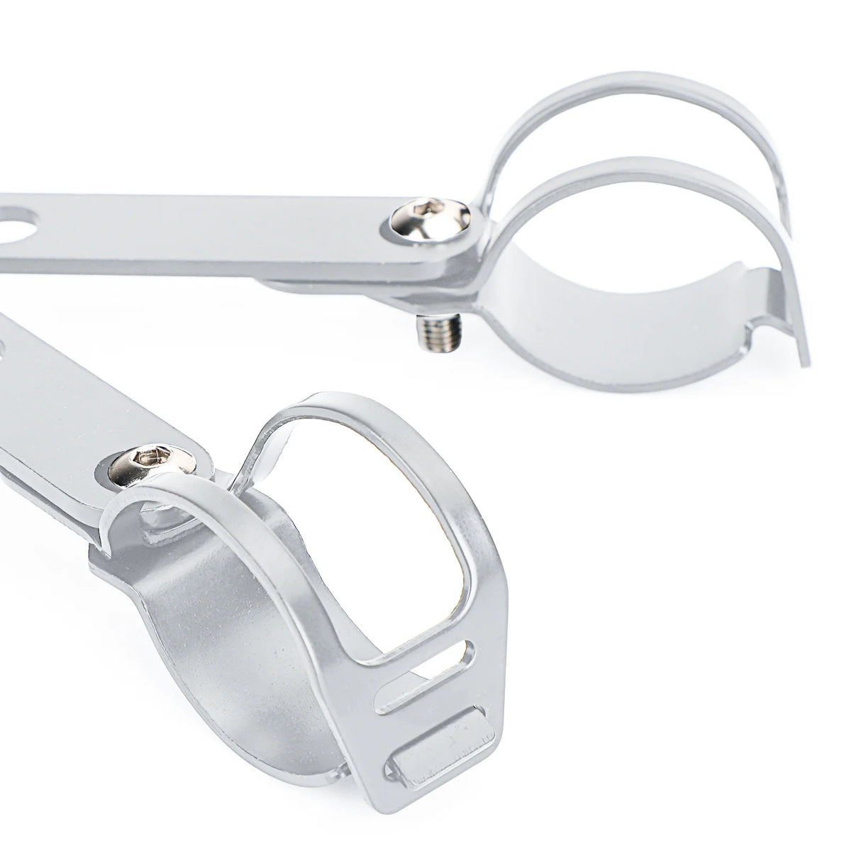 Chrome Motorcycle Headlight Mount Bracket Adapter H70336