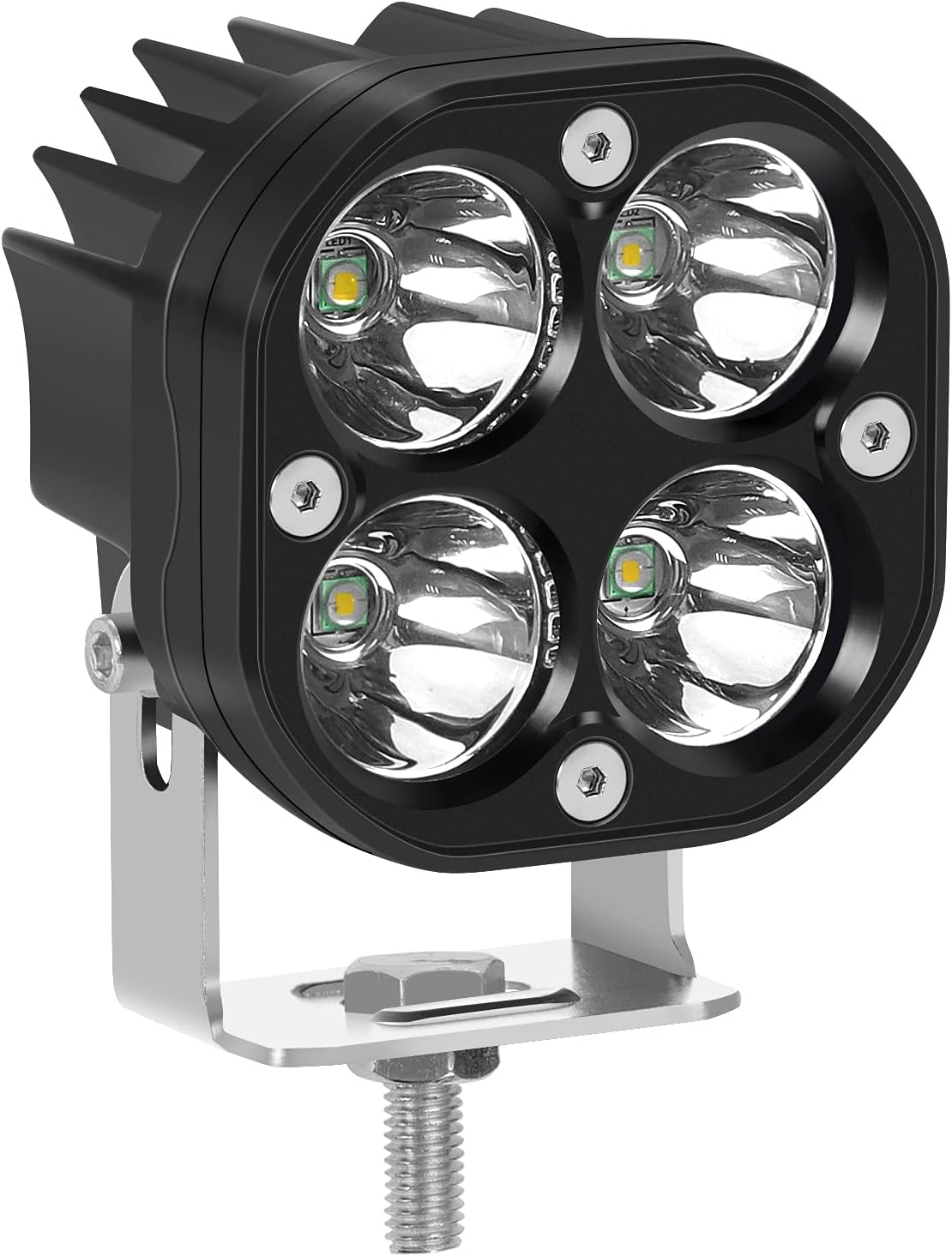 40W CREE LED Work Light Square Spotlight Light Pods IP67 Waterproof Pack of 2 B281
