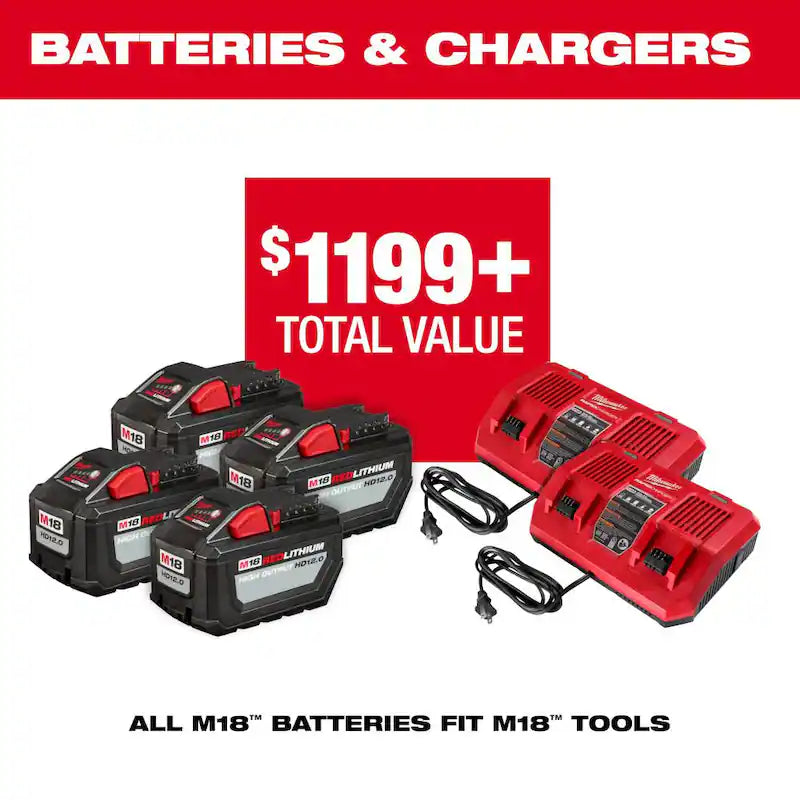 18V Brushless Cordless Backpack Blower Kit with 16 in. Chainsaw H186860