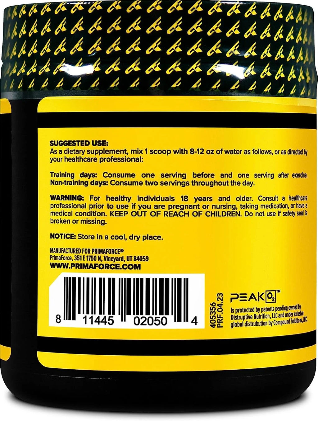 120 grams Non-GMO Vegan Gluten Free Workout Supplement Z9387