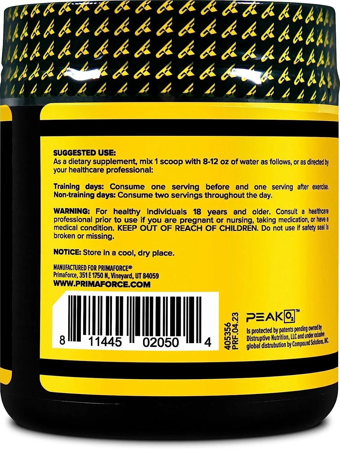 120 grams Non-GMO Vegan Gluten Free Workout Supplement Z9387