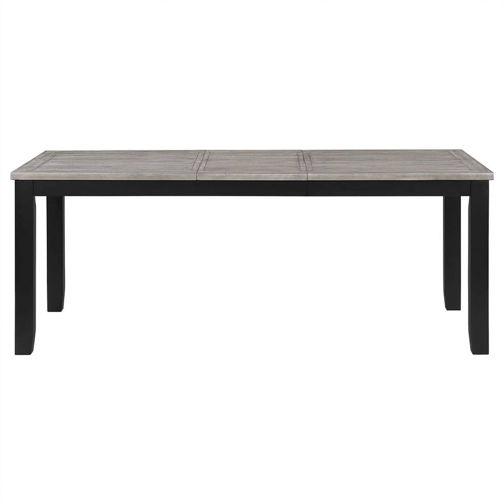 7-piece Wood Dining Table Set with Extension Leaf O934