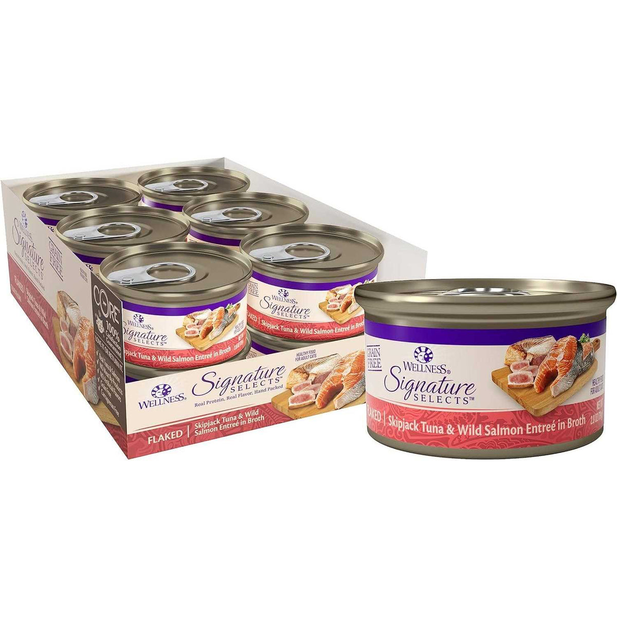 Grain Free Skipjack Tuna & Wild Salmon Canned Cat Food K33761