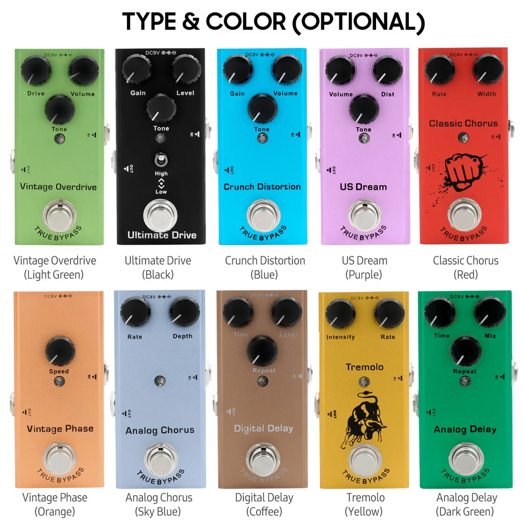 Dream Purple Electric Guitar Effect Pedal O270800