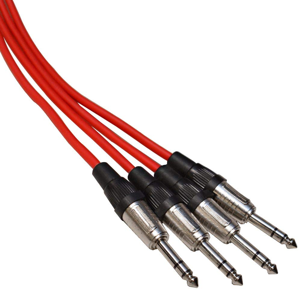 12 Channel 100 Foot XLR Low Profile Snake Cable with 4 TRS Returns B75505