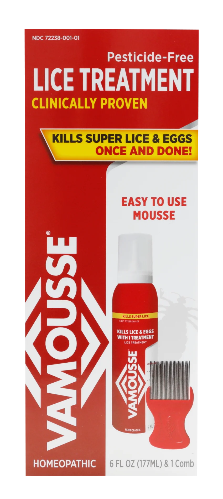 Lice Treatment Mousse 6 oz G5586