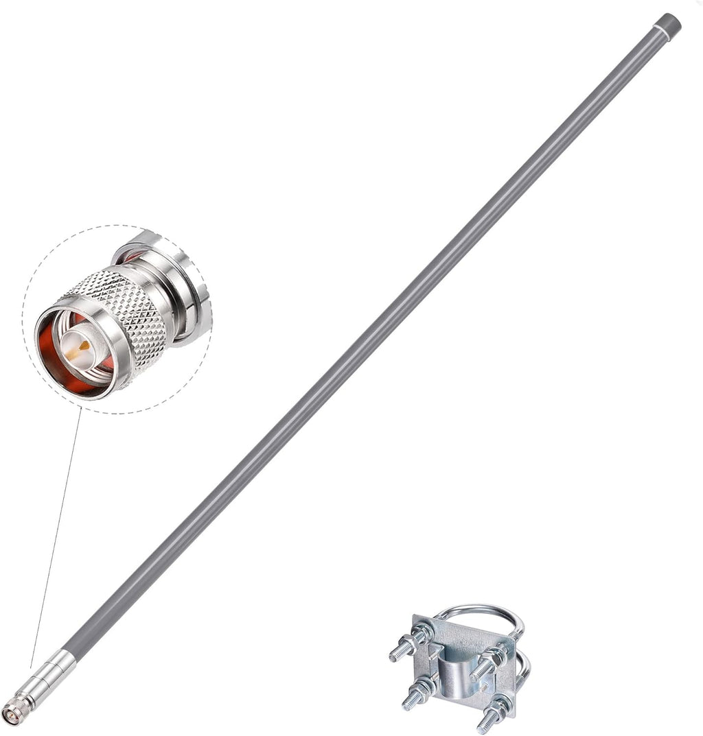 43.3inch 8dBi 915mHz N Male Omni LoraWan Antenna Fiberglass Pack of 2 N520784