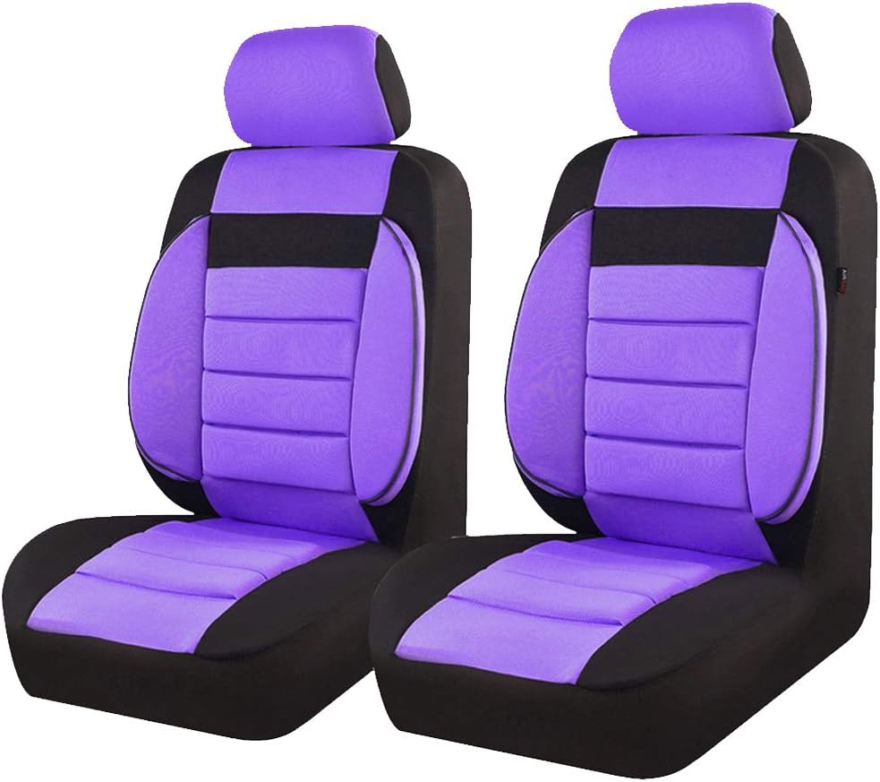 6PCS Black And Blue Car Seat Covers Set Y5051