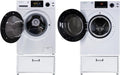Laundry Set Washer and Vented Dryer with Pedestals F53664