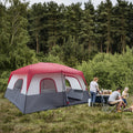 10 Person Waterproof Cabin Tent with Rainfly V575