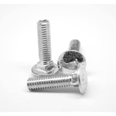 M12 x 1.75 x 100 mm Coarse Thread DIN 603 Class 4.6 Carriage Bolt Low Carbon Steel Zinc Plated Pk 25 K295