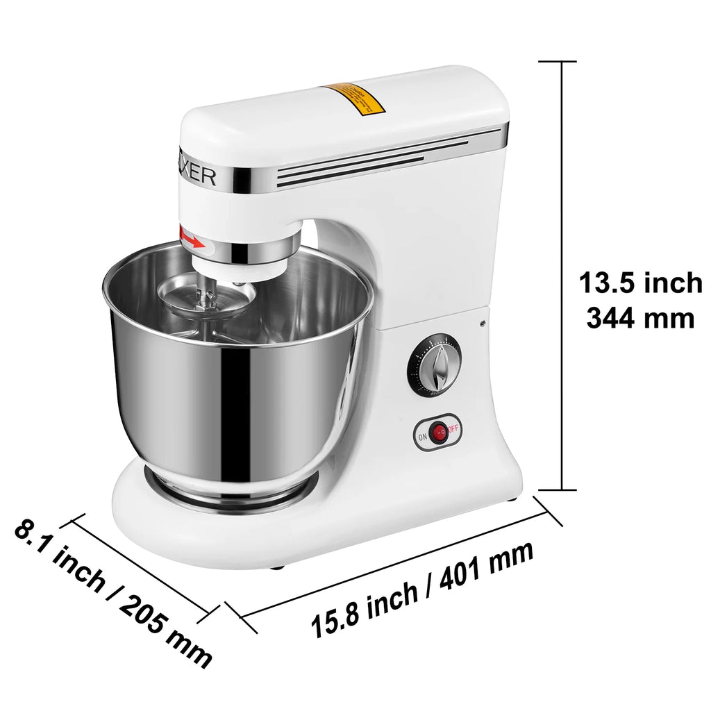 600W 11 Speed Tilt Head Stand Mixer 7.4 Quart Bowl 3 Attachments R78509