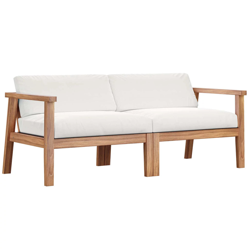 Teak Wood 2-Seater Loveseat J41853