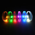 Light Up Fiber Optic Bracelets White Pack of 48 D933511