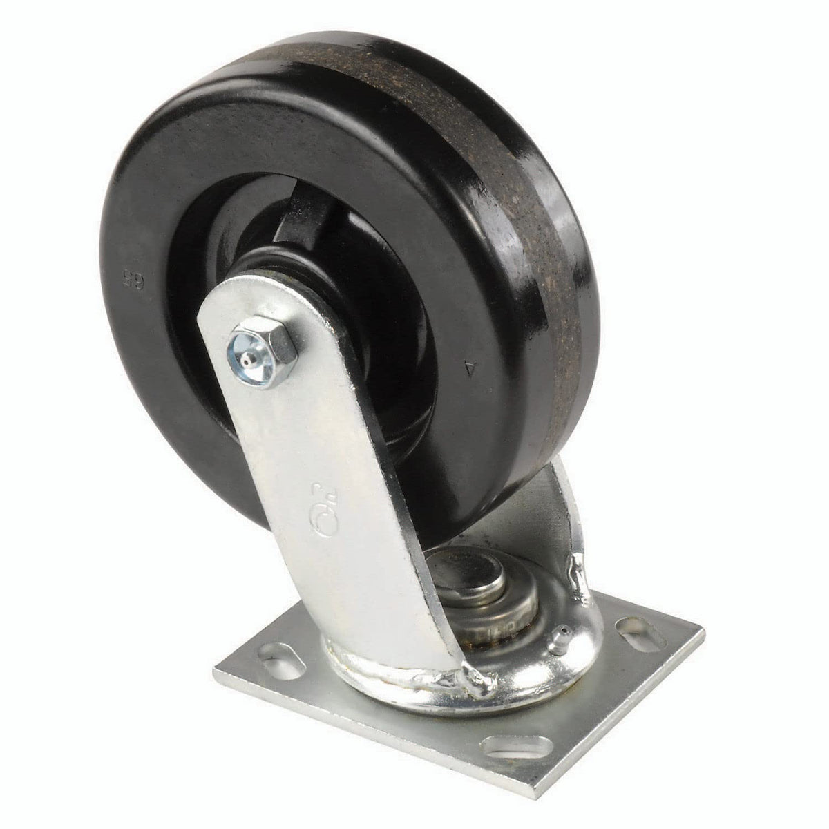 Heavy Duty Swivel Plate Caster, 800 Lb. Capacity, Pack of 2 N4855