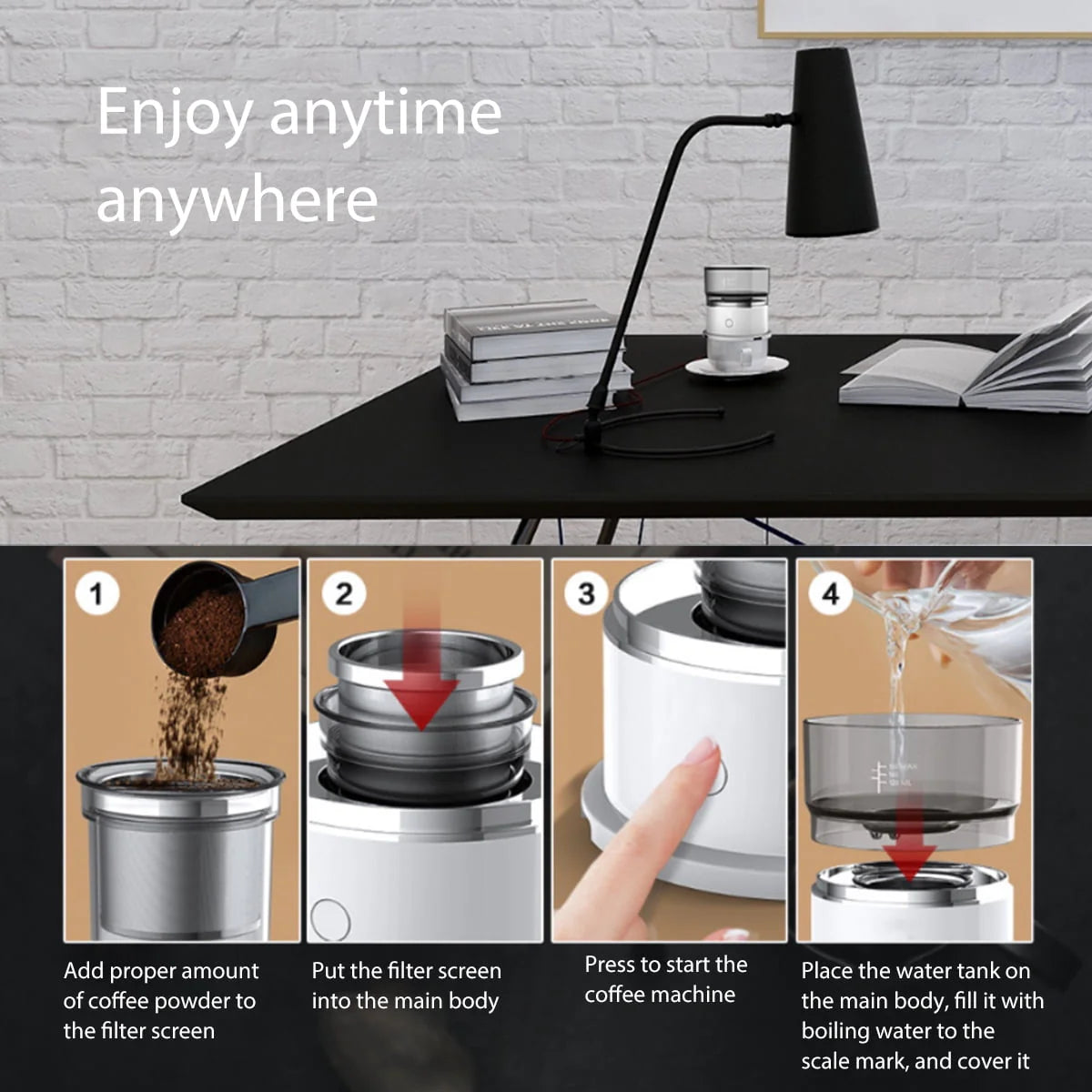 Portable Automatic Coffee Grinder B727073