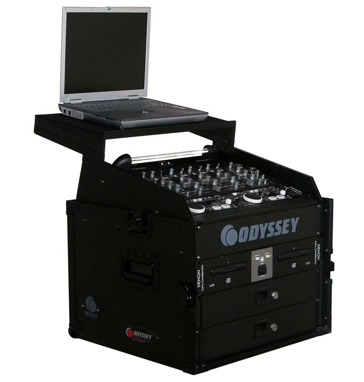 Black Label Glide Style Combo Rack 10U Over 6U L46209