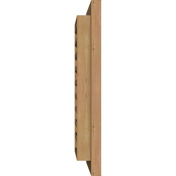 Unfinished Functional Vertical Gable Vent G37031