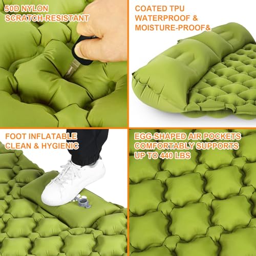 Double Self Inflating Sleeping Pad for 2 Person U2630