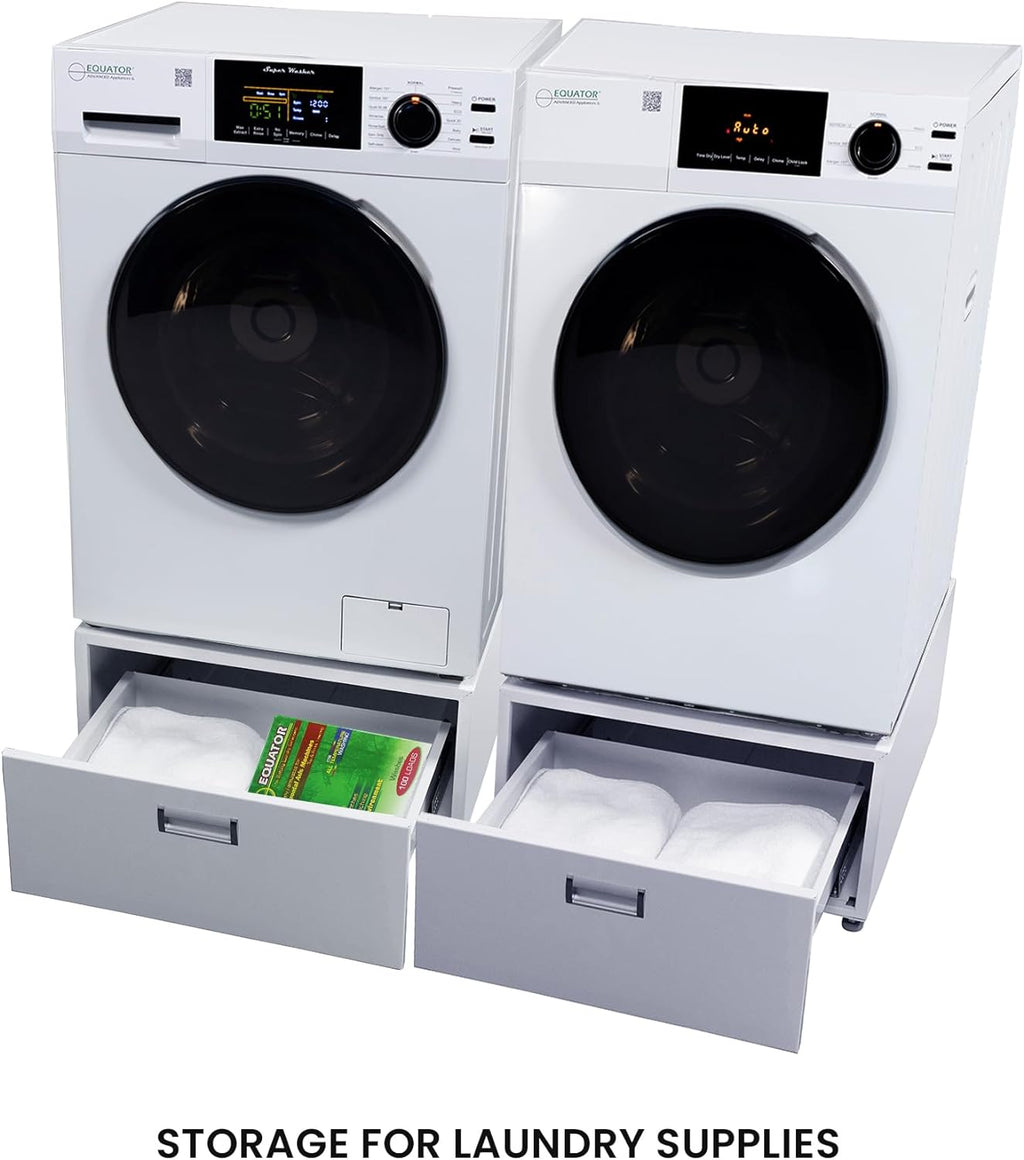 Laundry Set Washer and Vented Dryer with Pedestals F53664