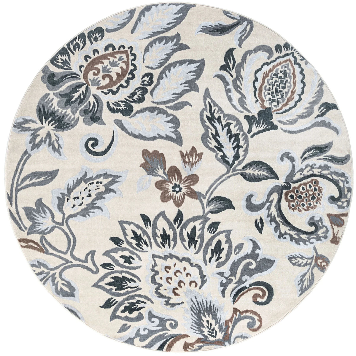 6ft Round Cream Area Rug H794130
