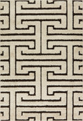 Ivory Dark Brown 9'0 x 12'0 Rug U36280