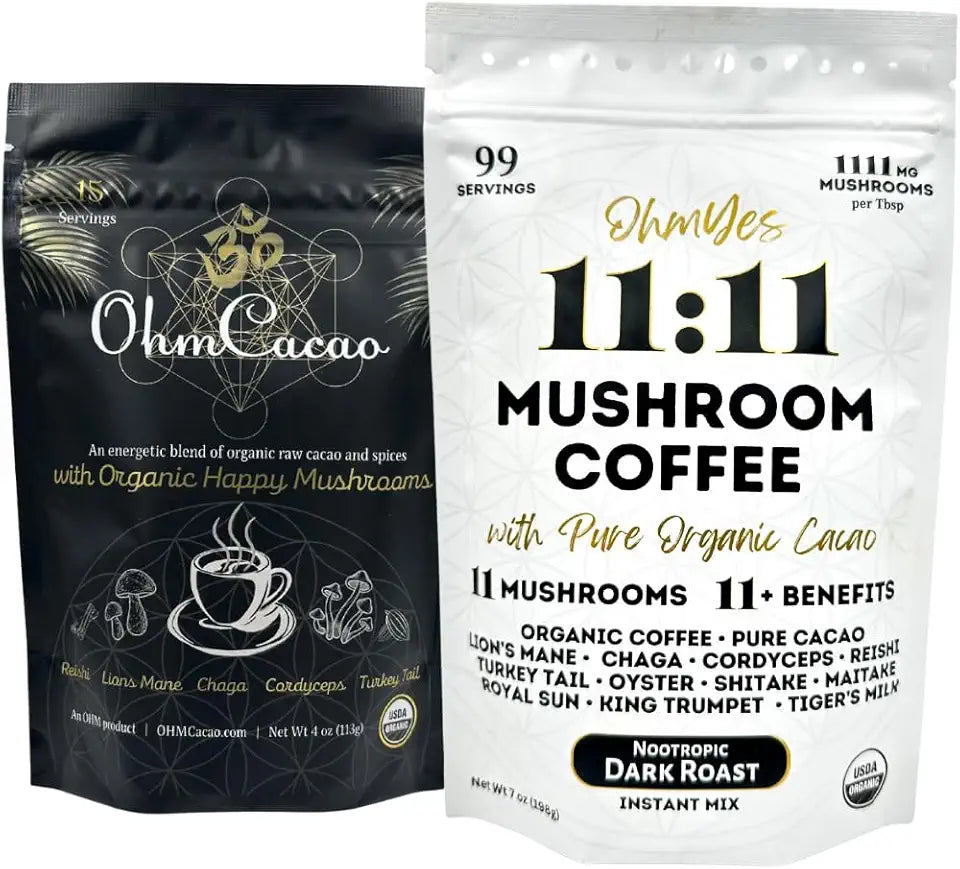 Organic Mushroom Coffee & Mushroom Cacao Powder C509264