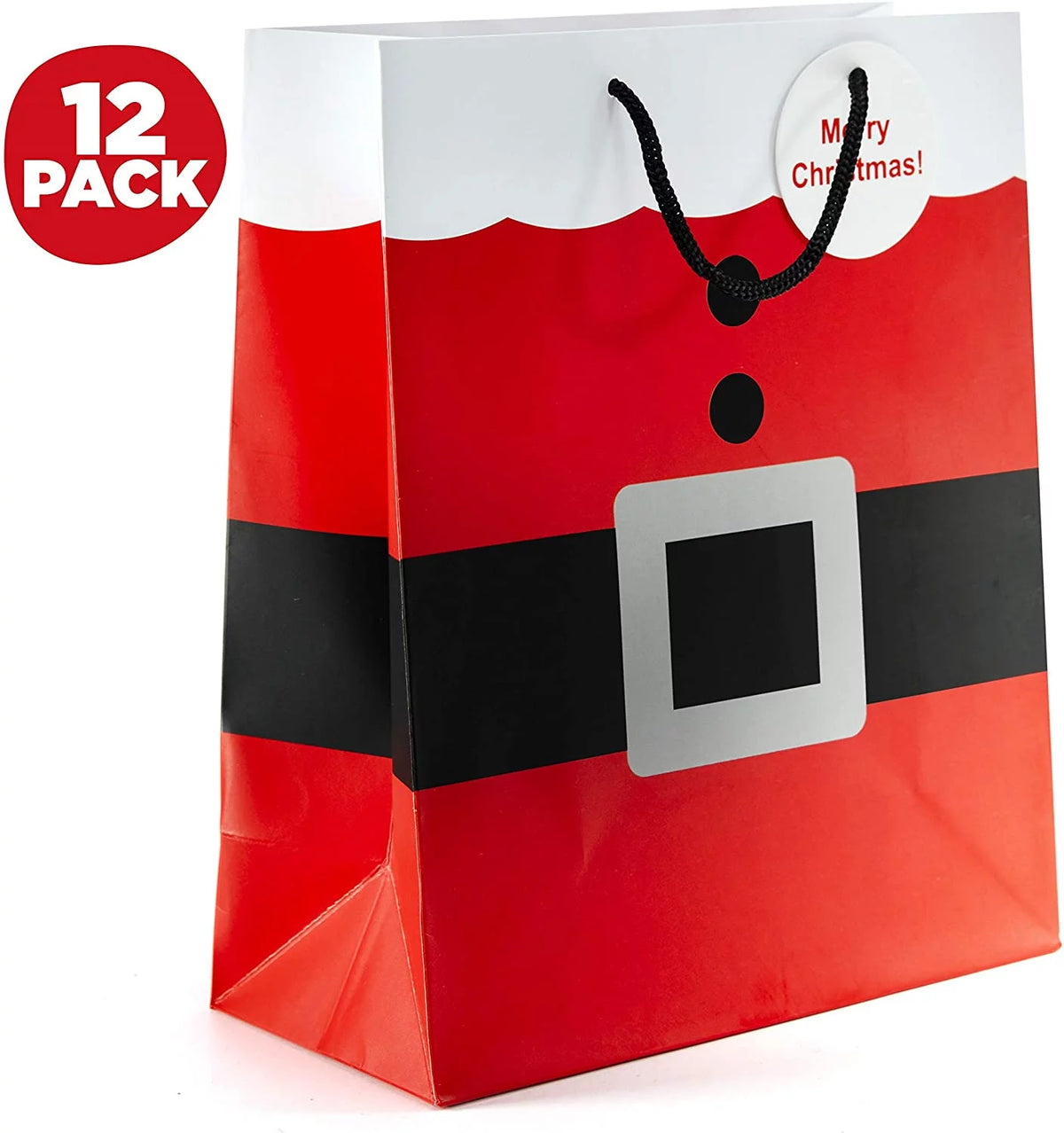 Christmas Gift Bags 12 Piece Pack with Handles X134