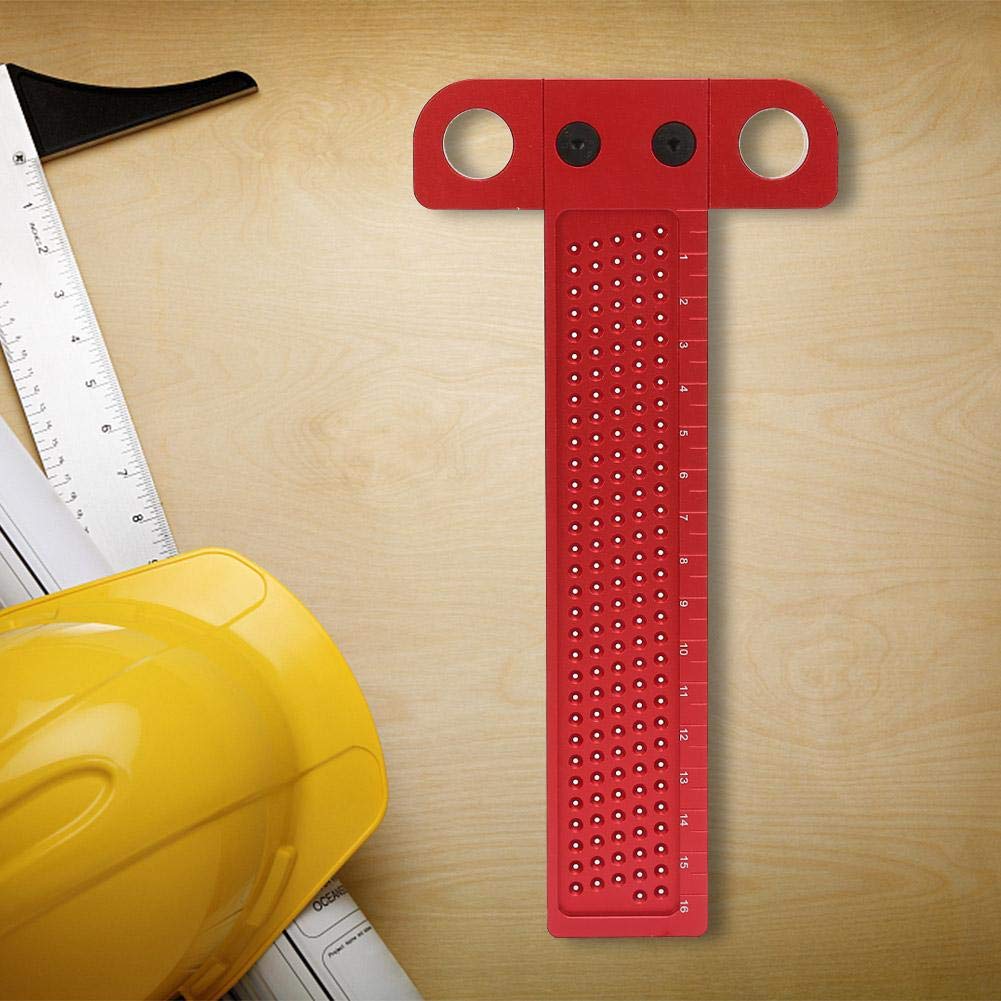 Woodworking Scriber Carpentry Marking Tool Aluminum Alloy Ruler W804
