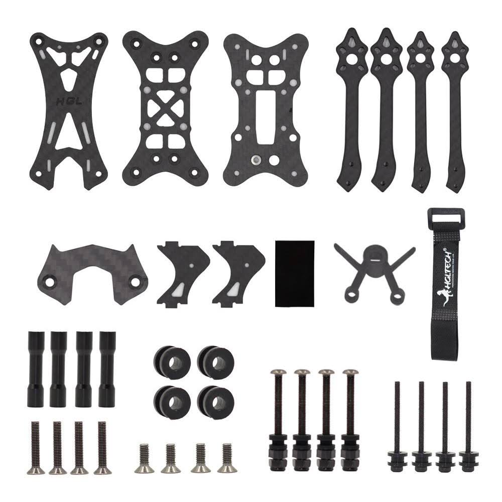 Carbon Fiber FPV Racing Frame Kit W526